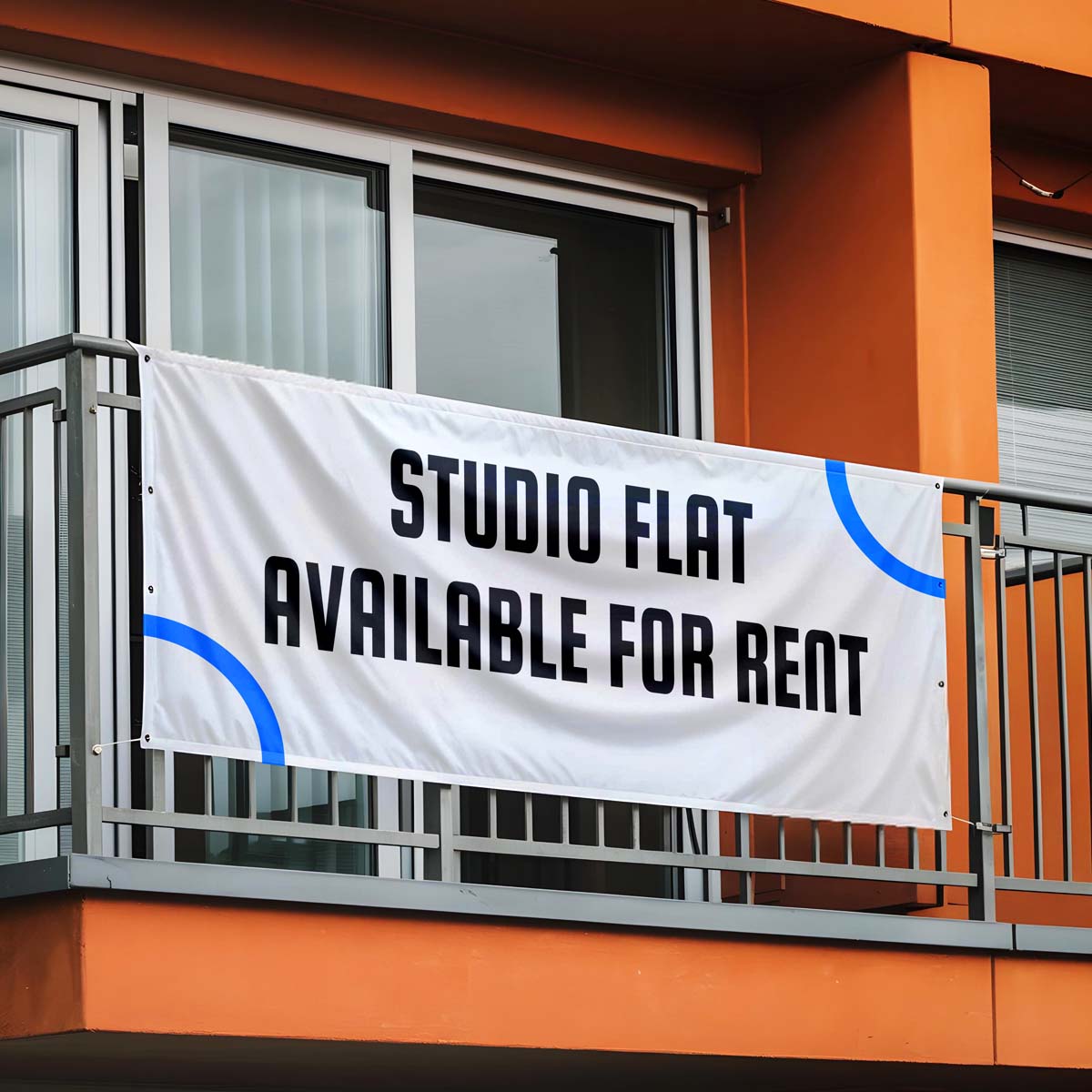 Outdoor flex banner printing in Dubai for property rental signs business promotions and advertising